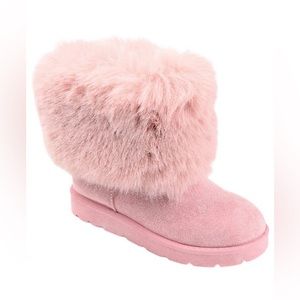 Journee Collection Pink Ankle Booties